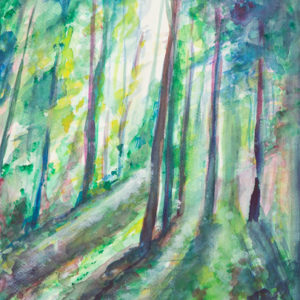 Art Preview: Sun Through The Trees